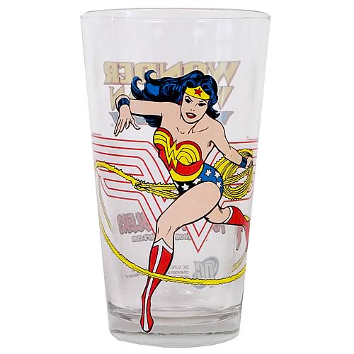 Wonder Woman Toon Tumbler Pint Glass